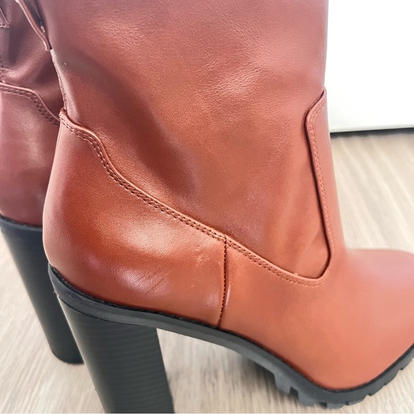 BCBGeneration Rich Brown Heeled Boots - Picture 7 of 9